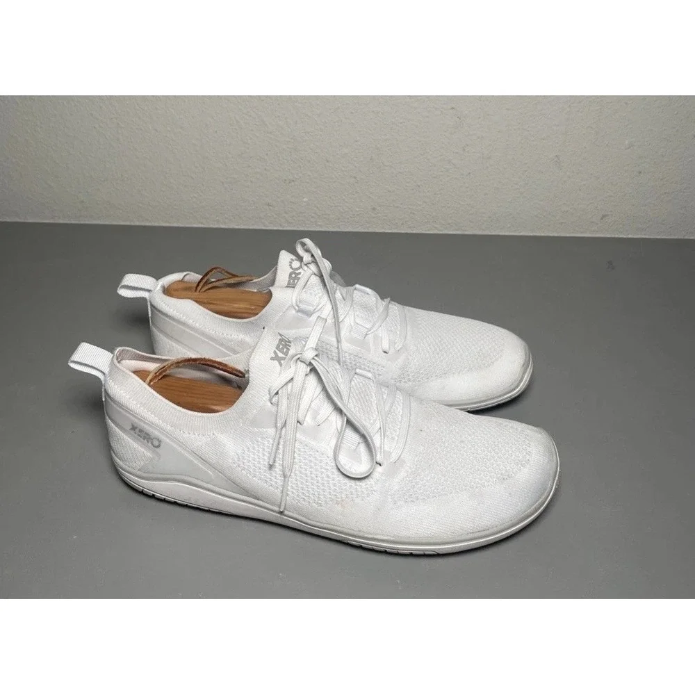 Xero Shoes Men's Nexus Knit Barefoot Minimalist Athlesuire Shoe White Size 8.5